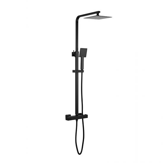 square thermostatic shower set